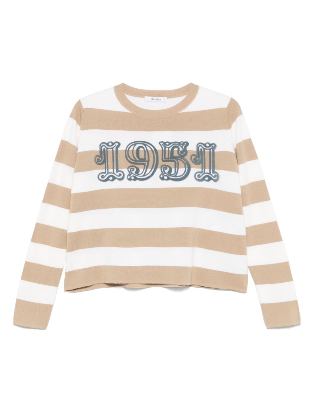 Max Mara Women Wool Striped Sweater