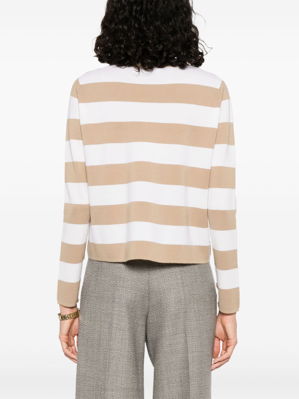 Max Mara Women Wool Striped Sweater