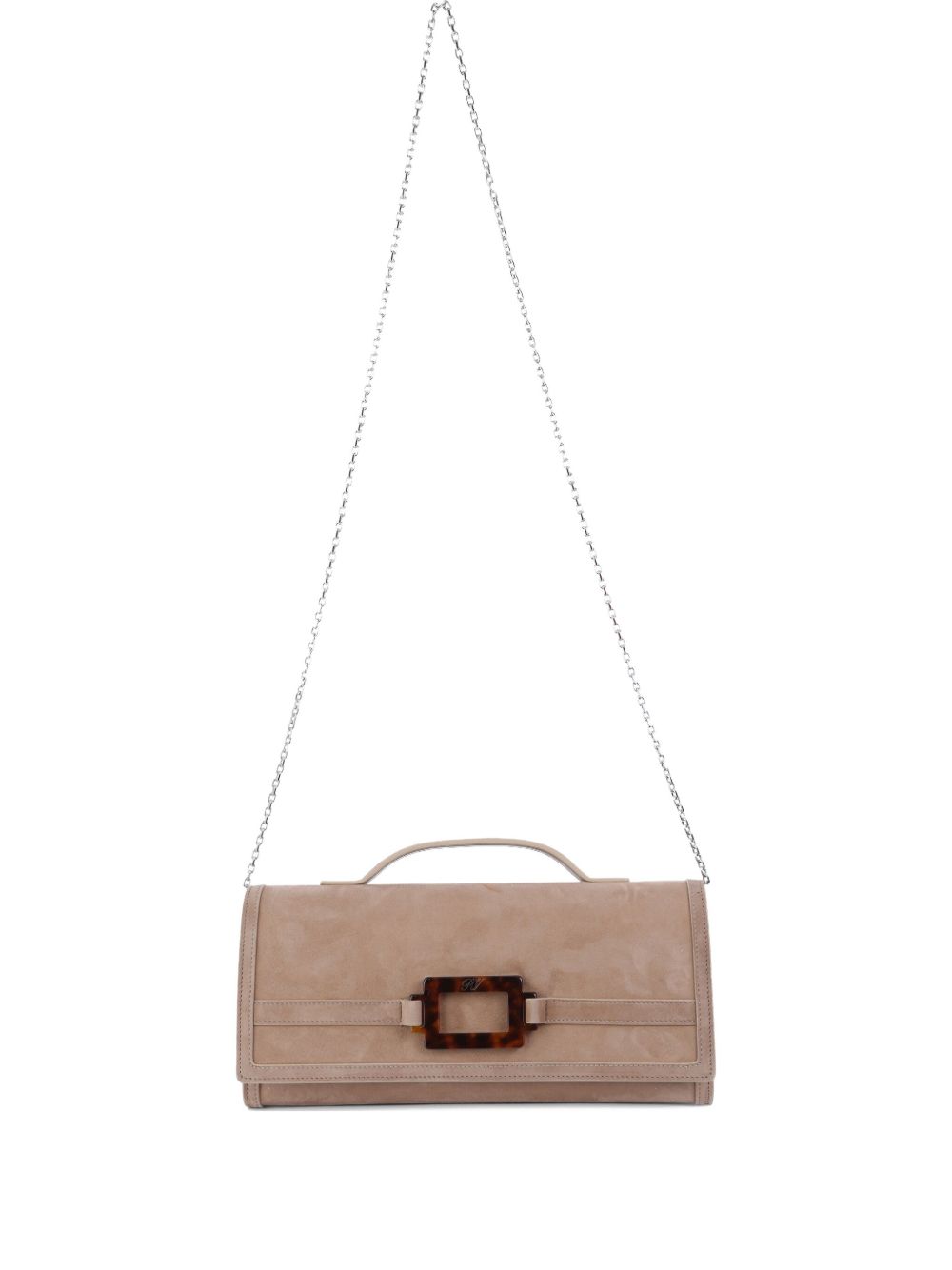 Roger Vivier Women Belle Vivier Leather Clutch