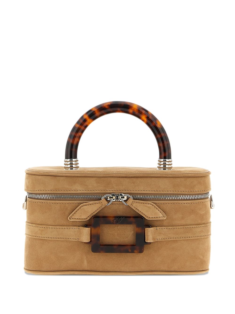 Roger Vivier Women Belle Vivier Mini Leather Vanity Case