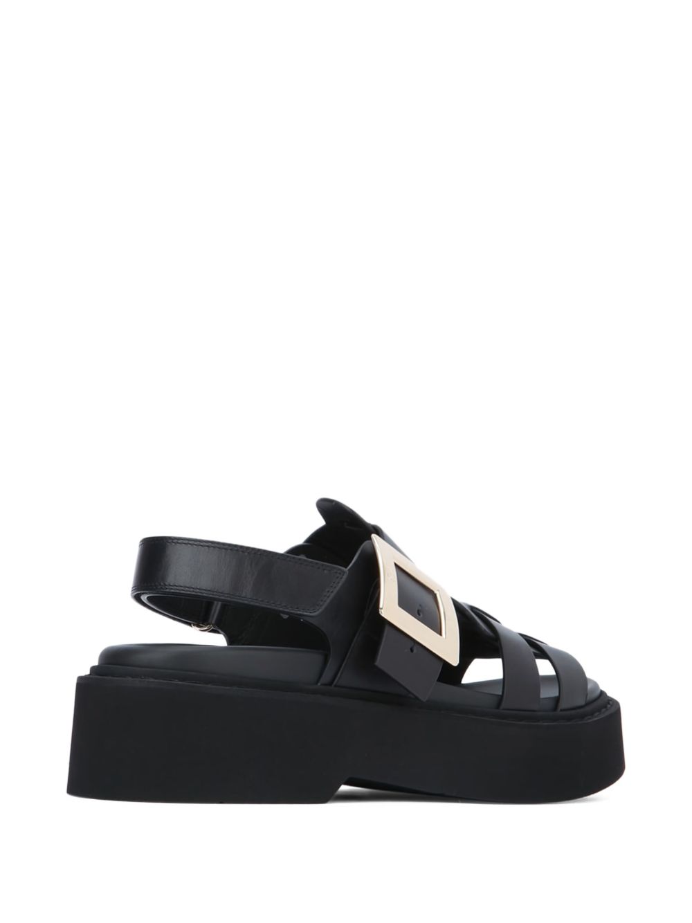 Roger Vivier Women Viv Rangers Leather Sandals