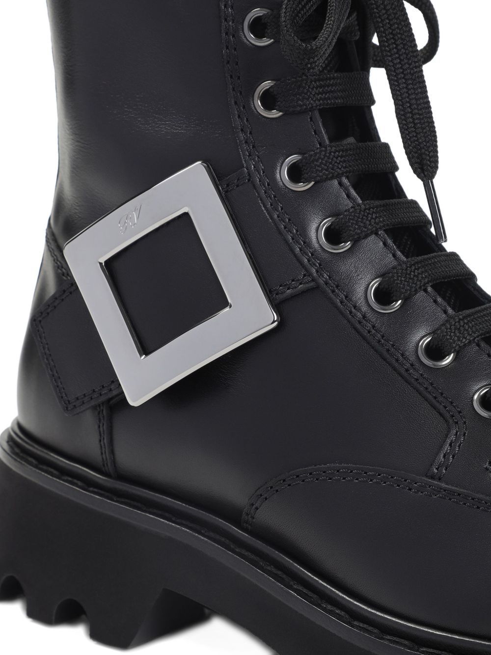 Roger Vivier Women Viv Rangers Leather Boots