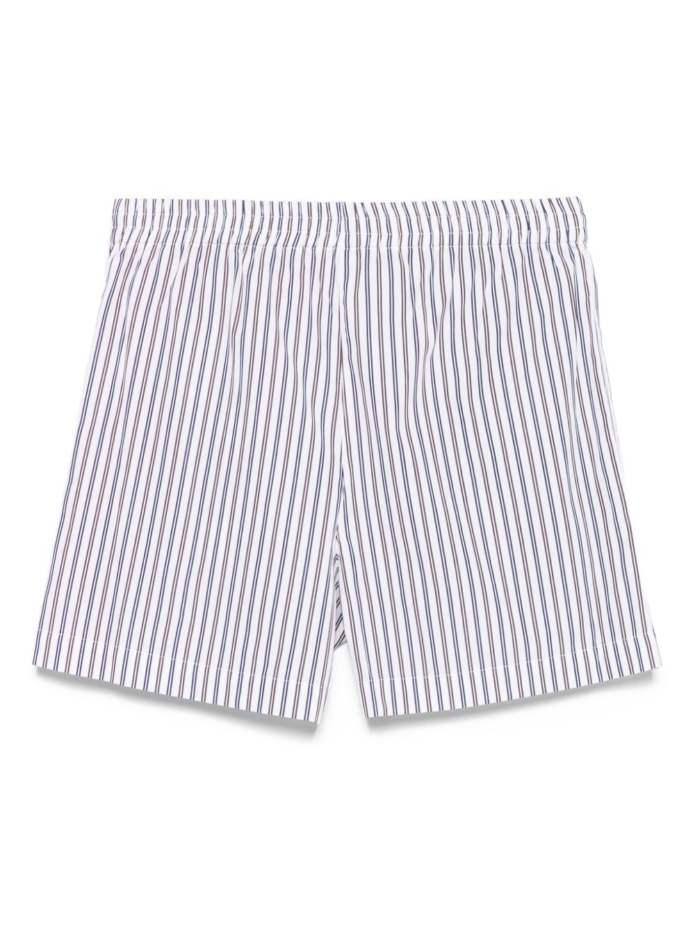 The Attico Women Striped Cotton Shorts