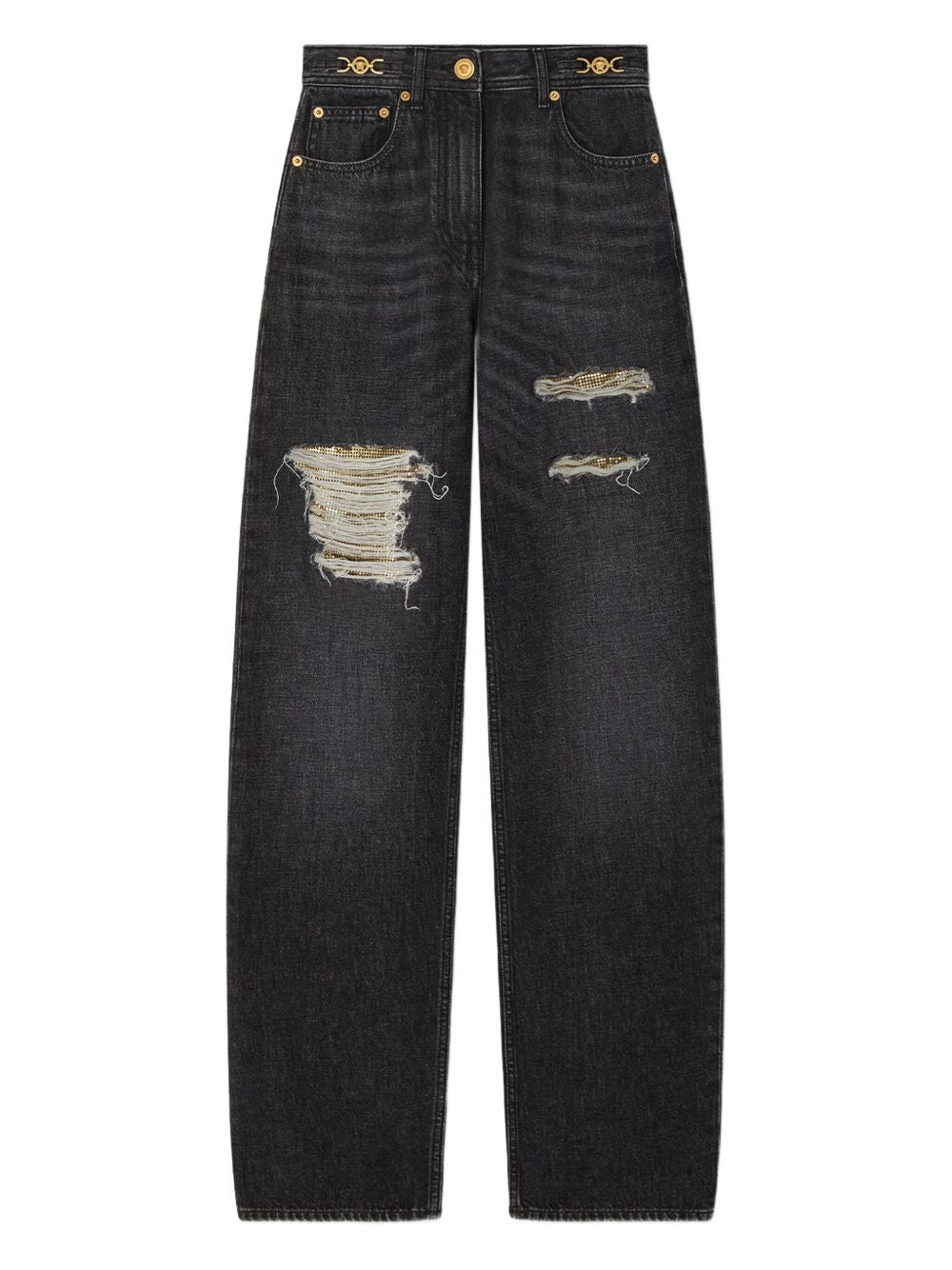 Versace Women Denim Cotton Jeans