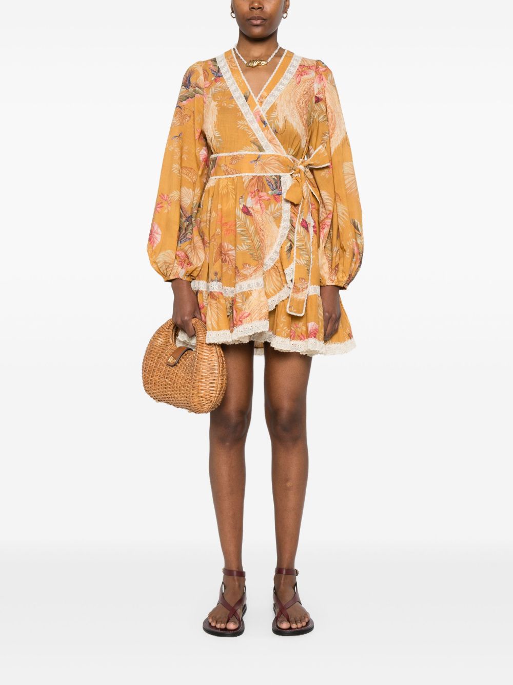 Zimmermann Women Ascension Cotton Mini Dress