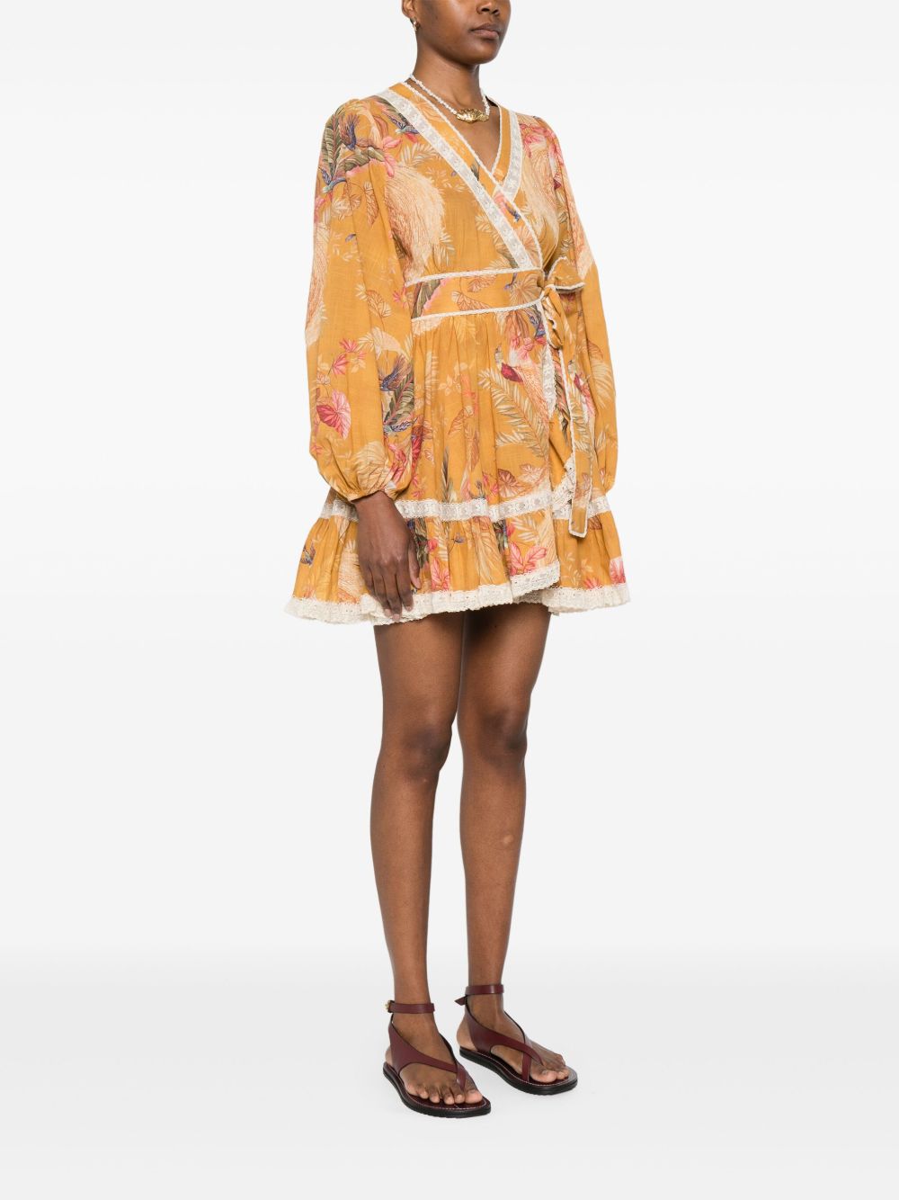 Zimmermann Women Ascension Cotton Mini Dress