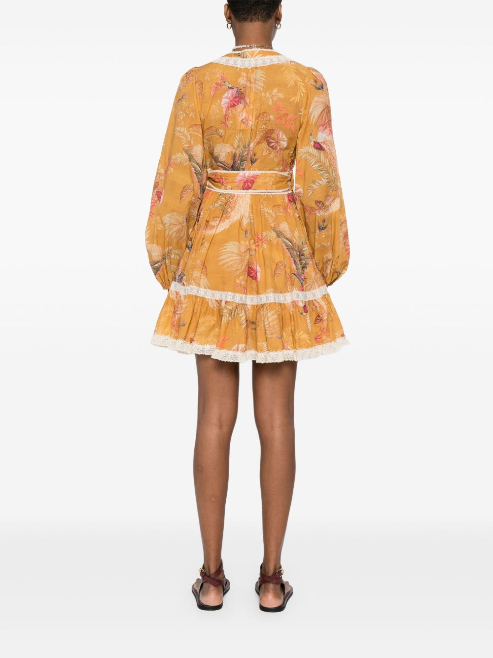 Zimmermann Women Ascension Cotton Mini Dress