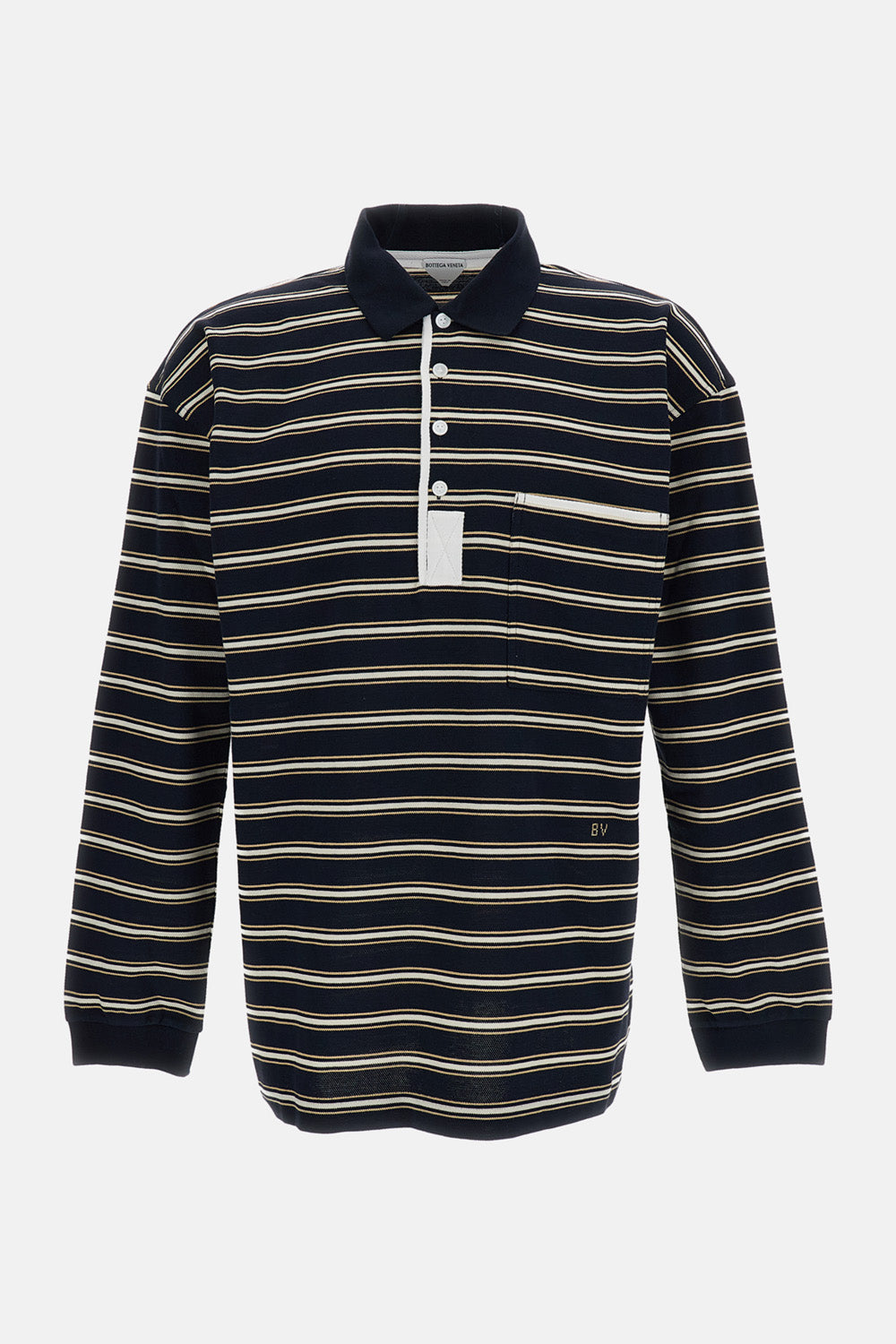 Bottega Veneta Men Striped Polo