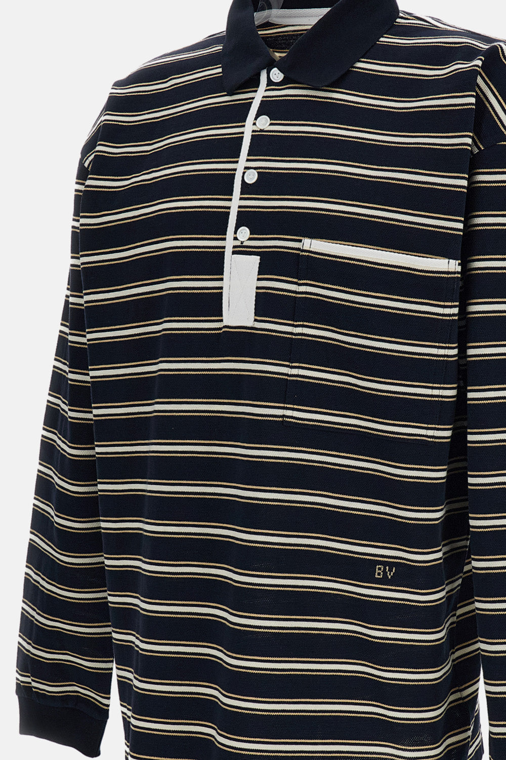 Bottega Veneta Men Striped Polo