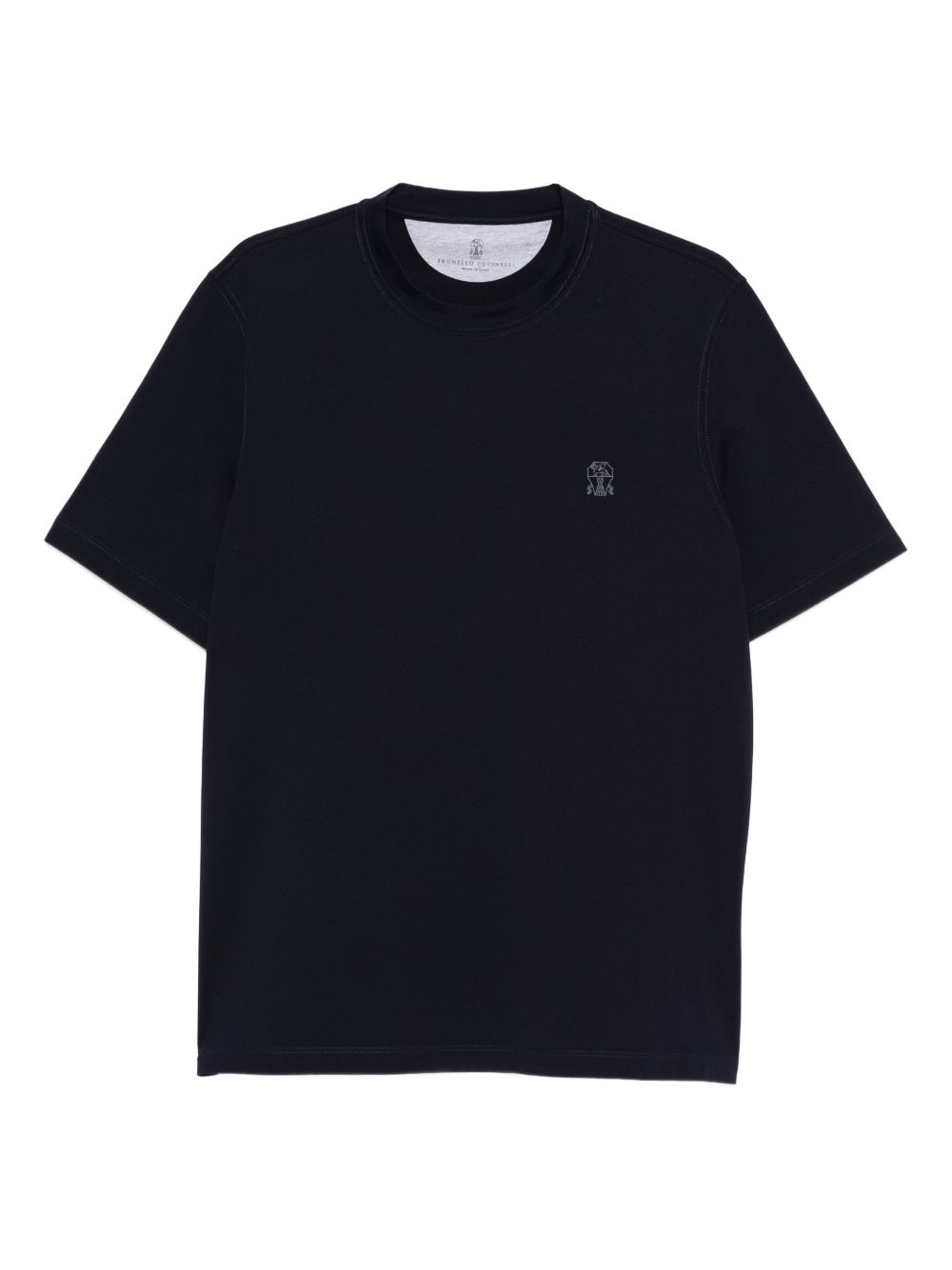 Brunello Cucinelli Men Logo Cotton T-Shirt