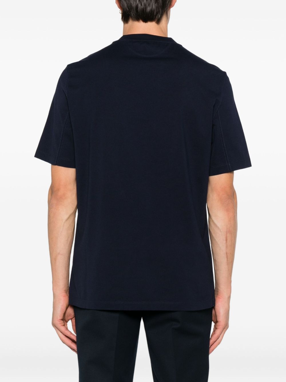 Brunello Cucinelli Men Logo Cotton T-Shirt