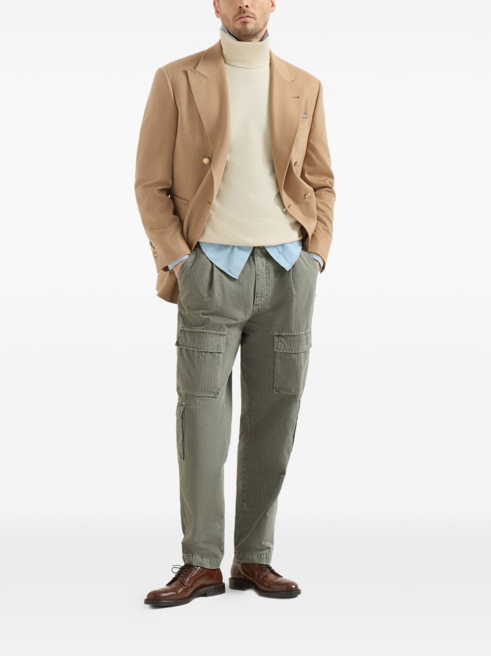 Brunello Cucinelli Men Cashmere Turtle-Neck Sweater