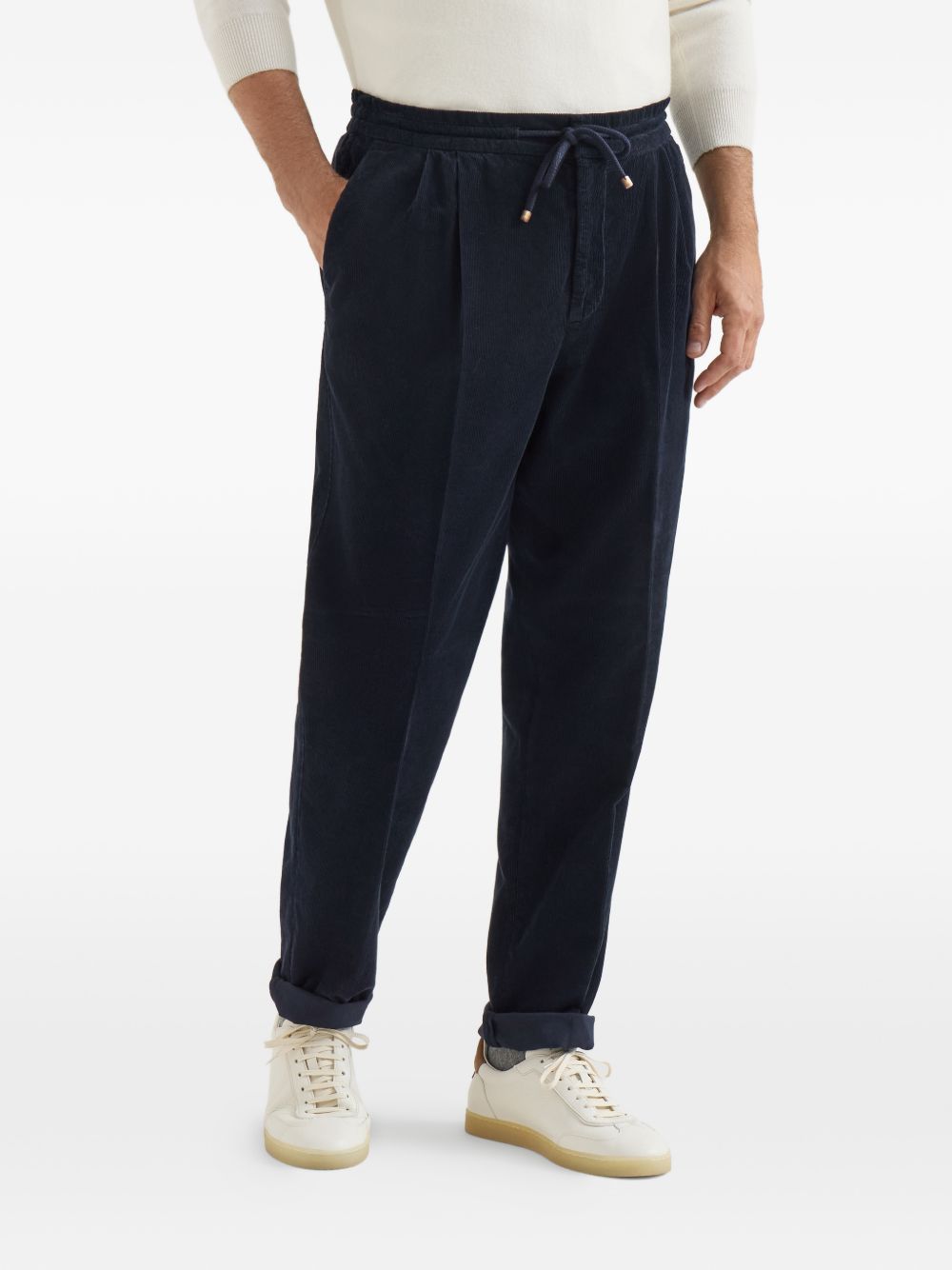 Brunello Cucinelli Men Velvet Trousers