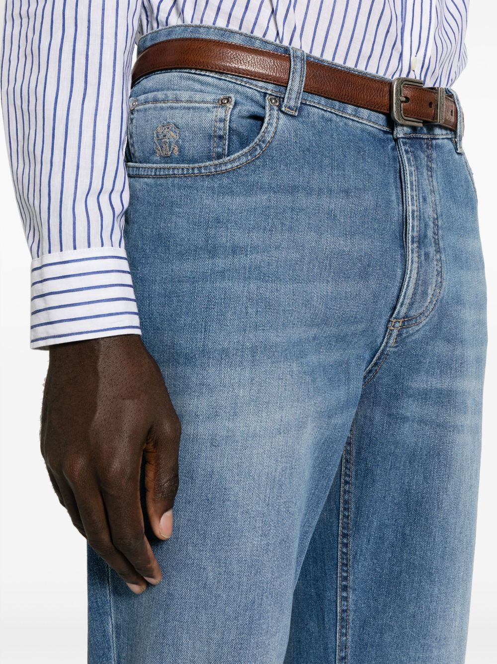 Brunello Cucinelli Men Denim Cotton Jeans