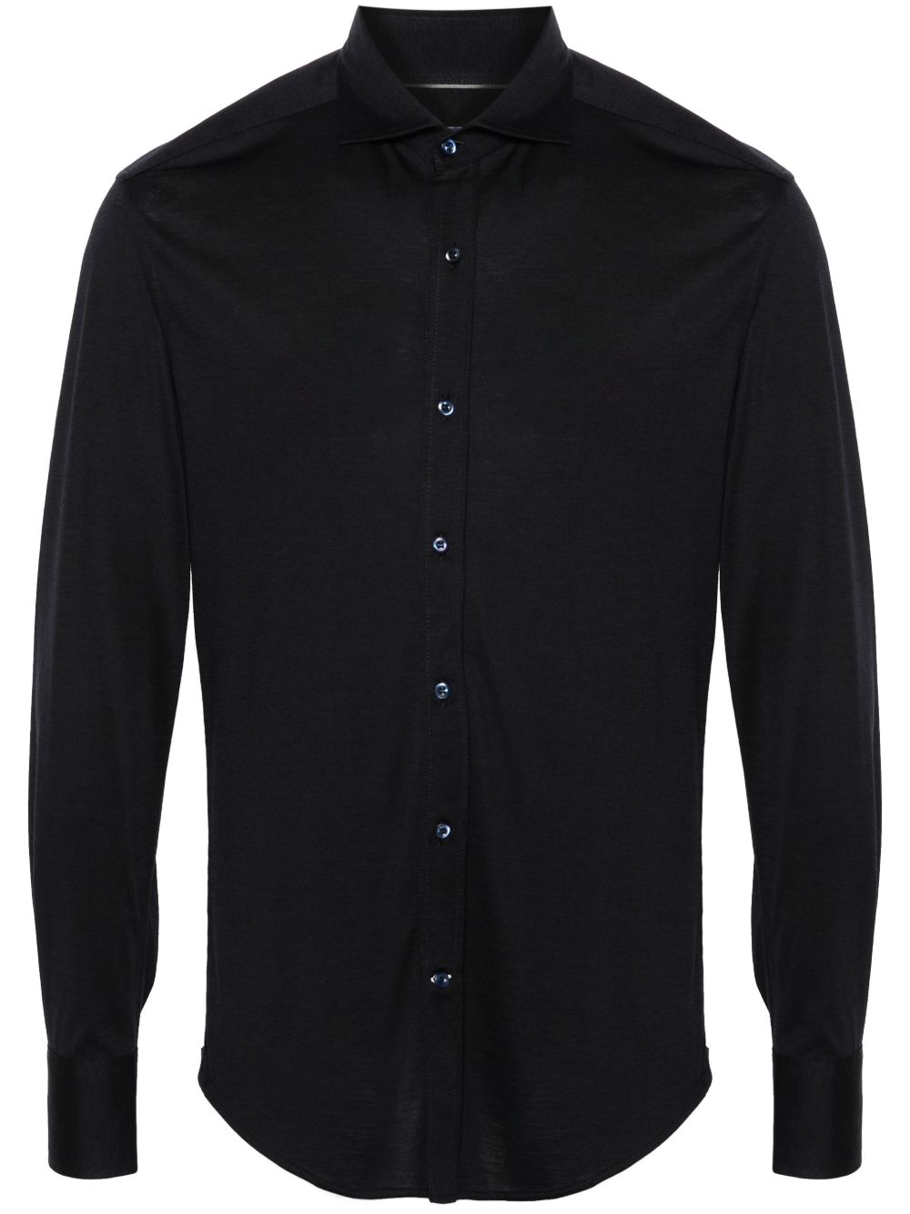 Brunello Cucinelli Men Silk And Cotton Blend Shirt