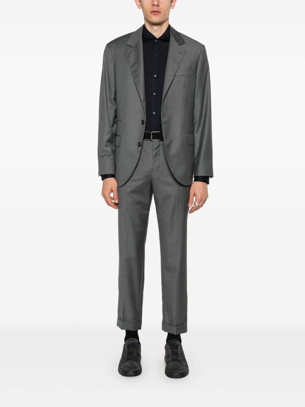 Brunello Cucinelli Men Silk And Cotton Blend Shirt