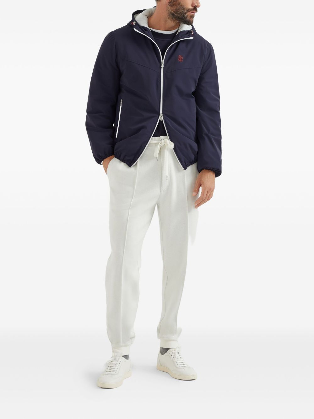 Brunello Cucinelli Men Water-Resistant Blouson Jacket