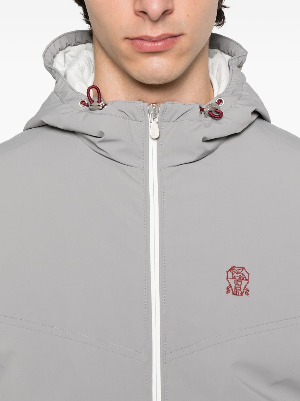 Brunello Cucinelli Men Water-Resistant Blouson Jacket