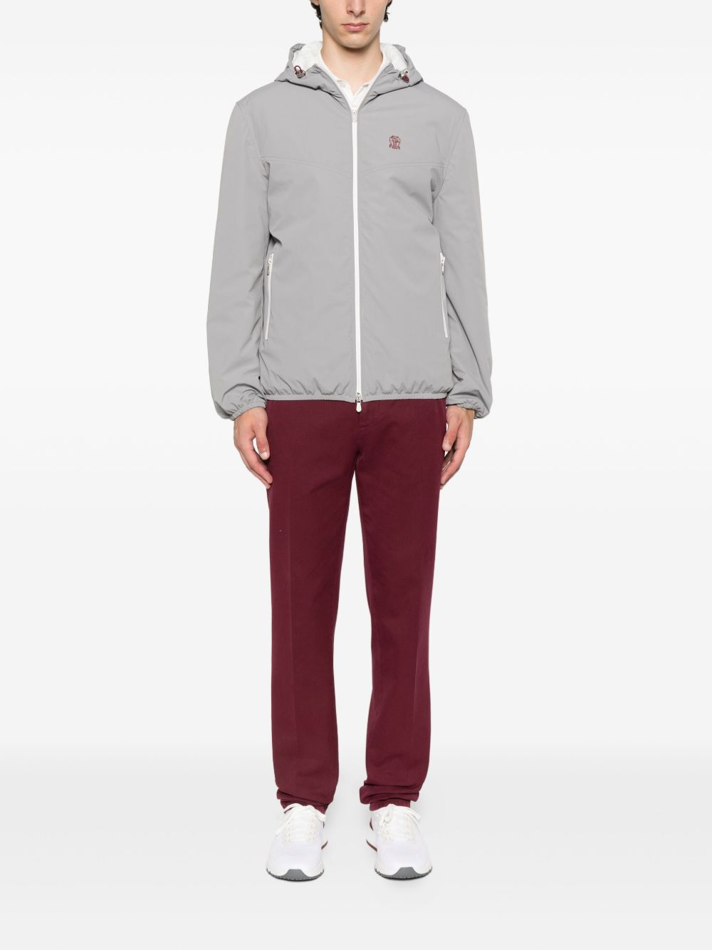 Brunello Cucinelli Men Water-Resistant Blouson Jacket