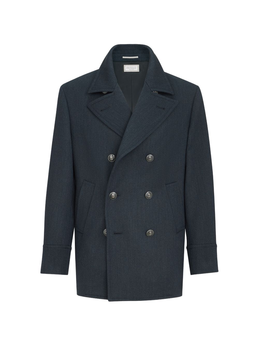 Brunello Cucinelli Men Wool Caban Coat