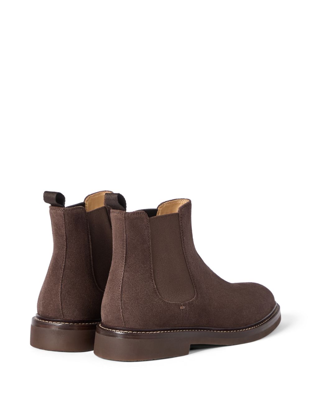 Brunello Cucinelli Men Leather Chelsea Boots