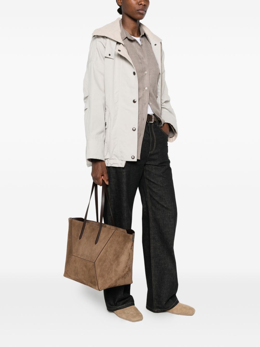 Brunello Cucinelli Women Leather Tote Bag