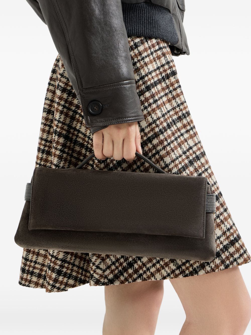 Brunello Cucinelli Women Leather Clutch