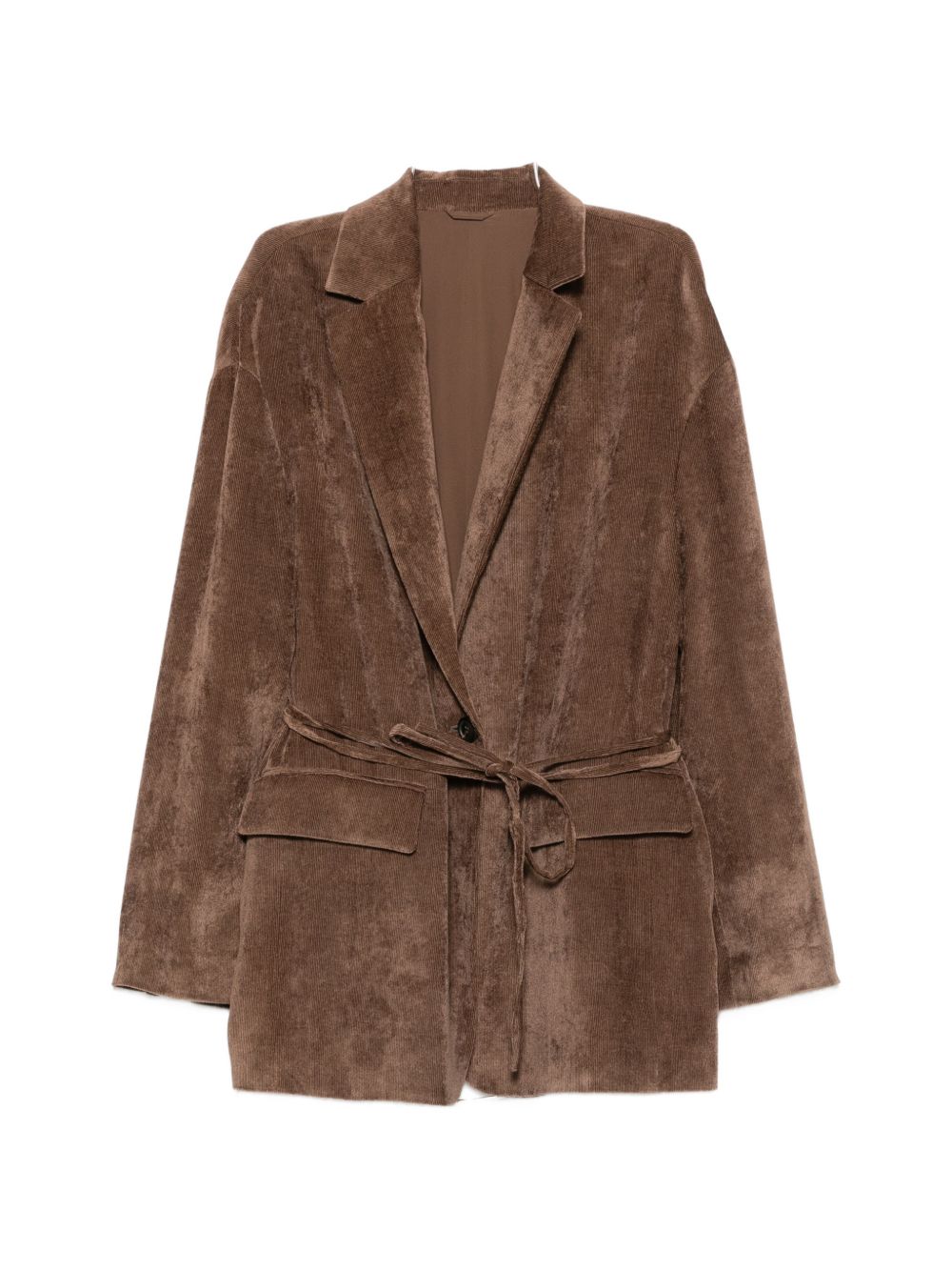 Brunello Cucinelli Women Velvet Belted Jacket