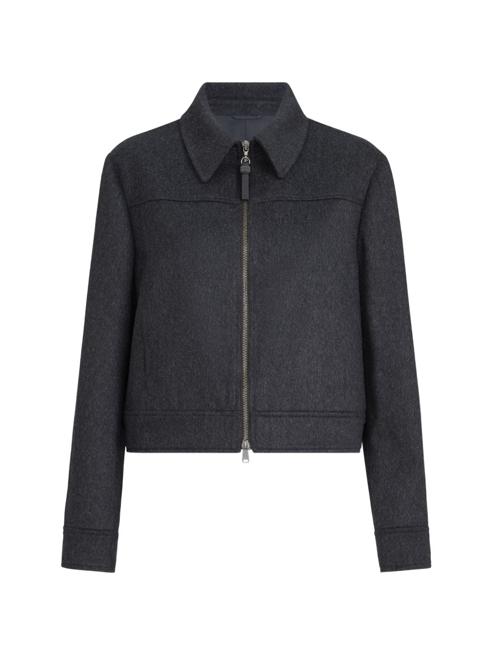 Brunello Cucinelli Women Zipped Wool Jacket