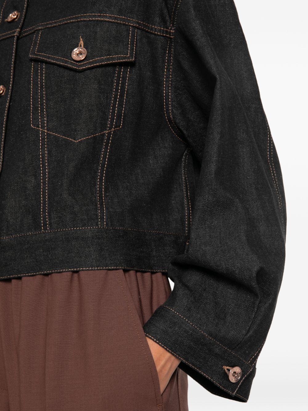Brunello Cucinelli Women Denim Cotton Jacket