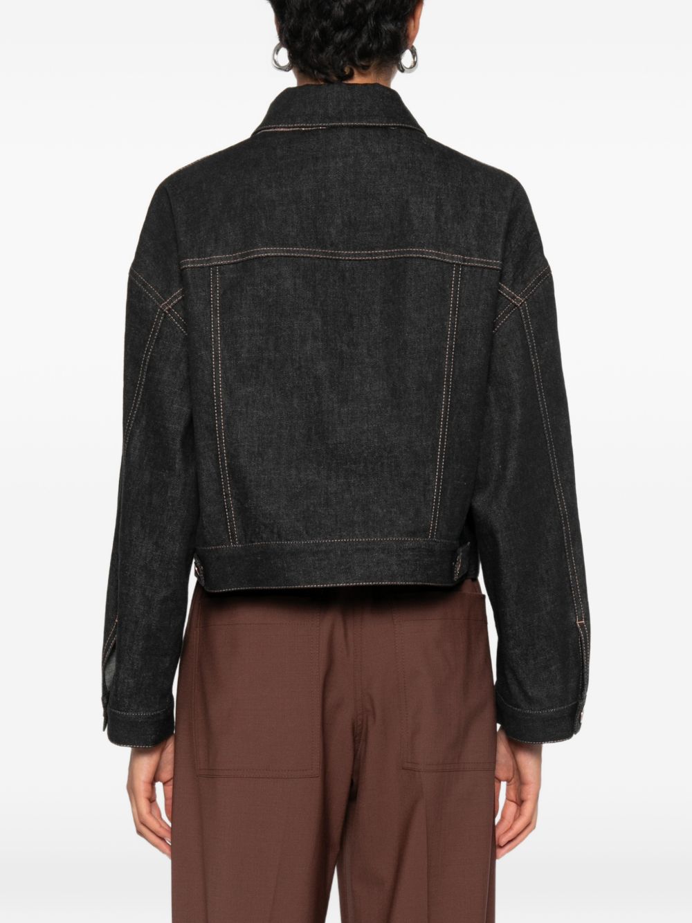 Brunello Cucinelli Women Denim Cotton Jacket