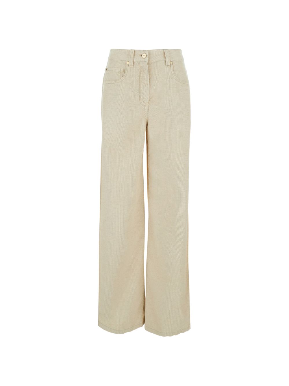 Brunello Cucinelli Women Velvet Flared-Leg Trousers
