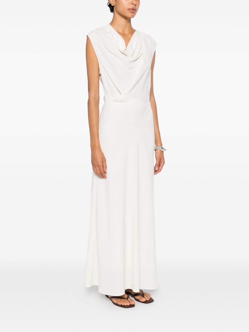 Brunello Cucinelli Women Silk Blend Midi Dress