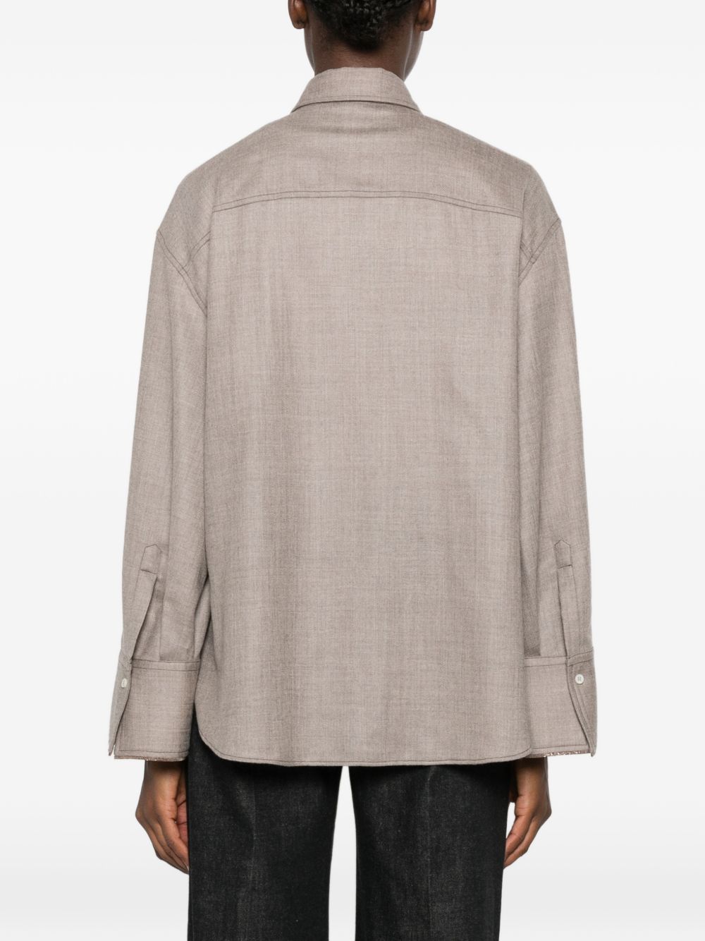 Brunello Cucinelli Women Wool Shirt