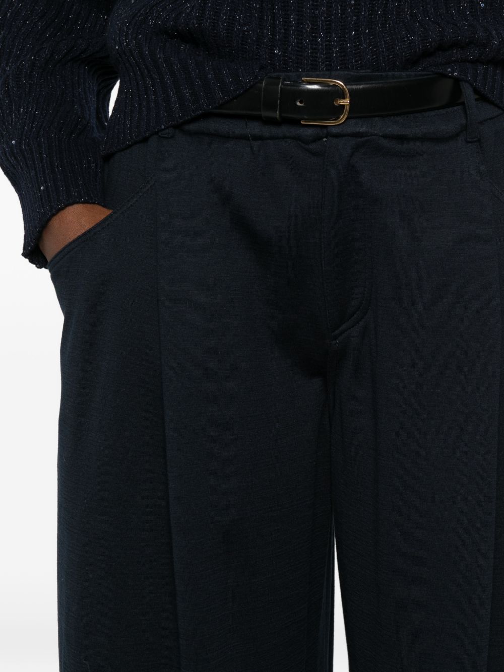 Brunello Cucinelli Women Cotton And Silk Blend Trousers