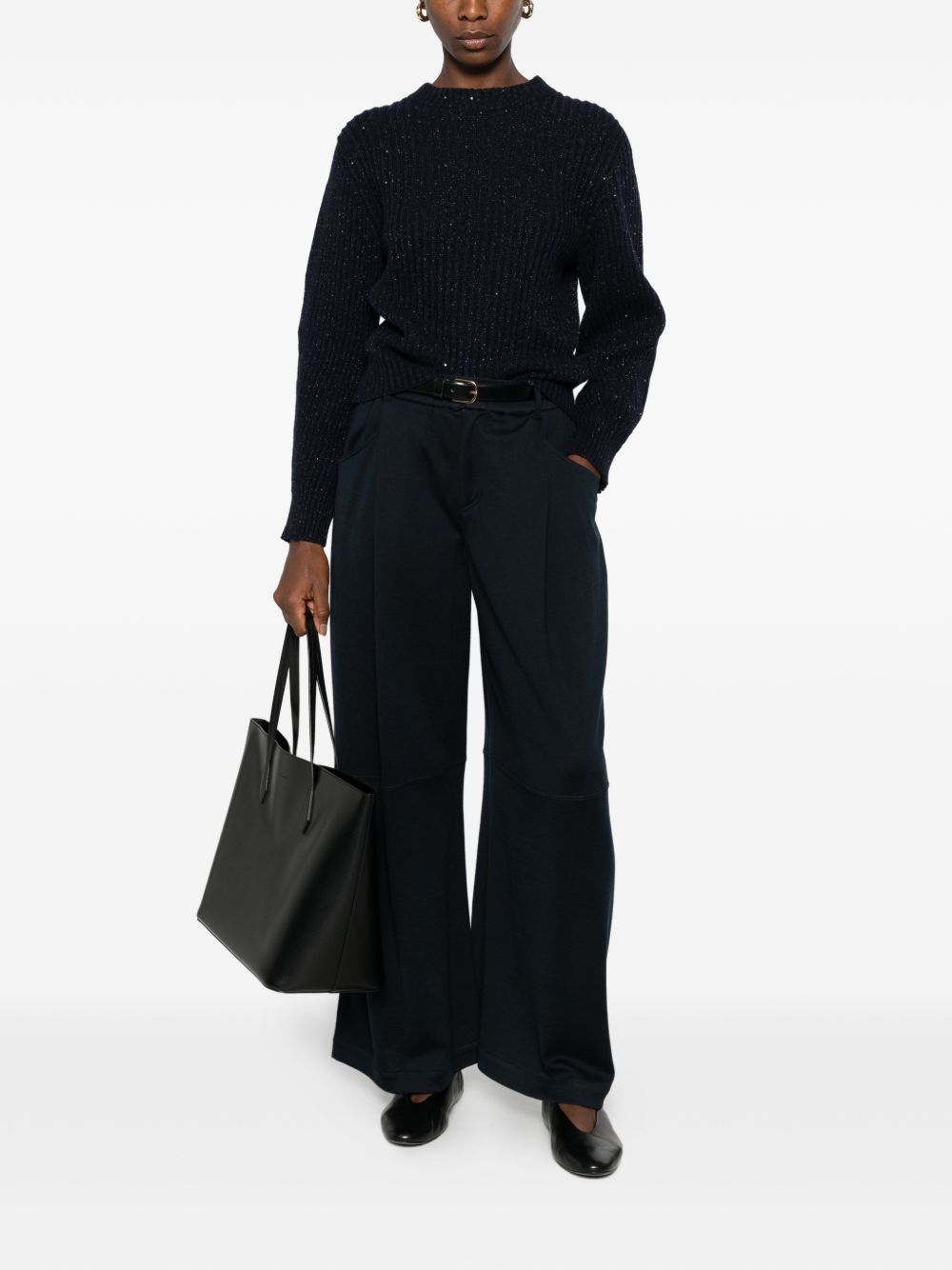 Brunello Cucinelli Women Cotton And Silk Blend Trousers