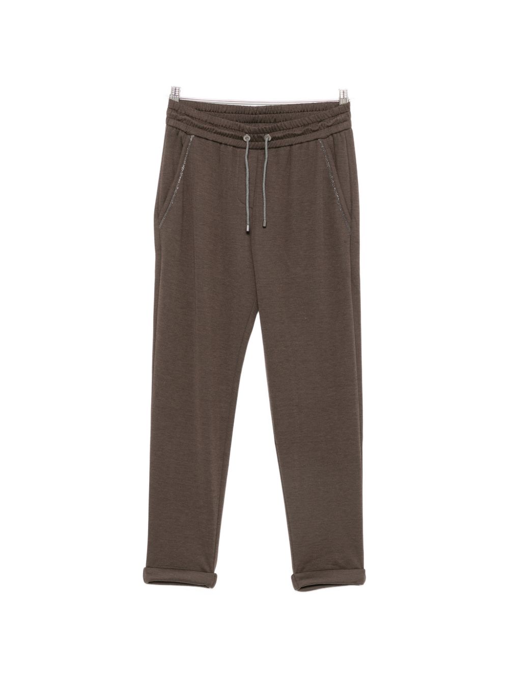 Brunello Cucinelli Women Cotton And Silk Trousers