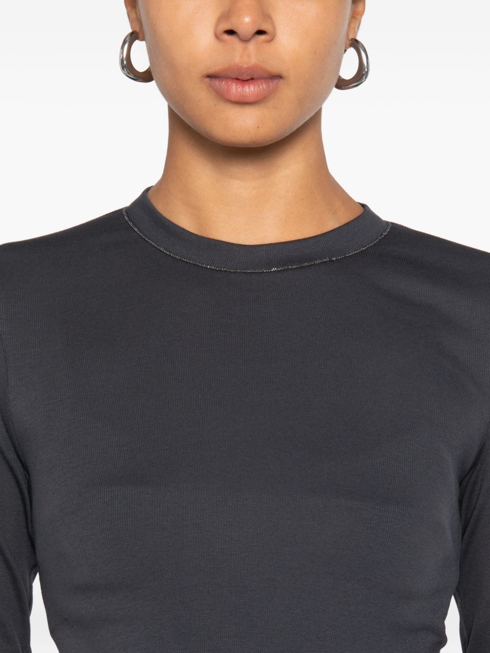 Brunello Cucinelli Women Cotton Crewneck Sweater