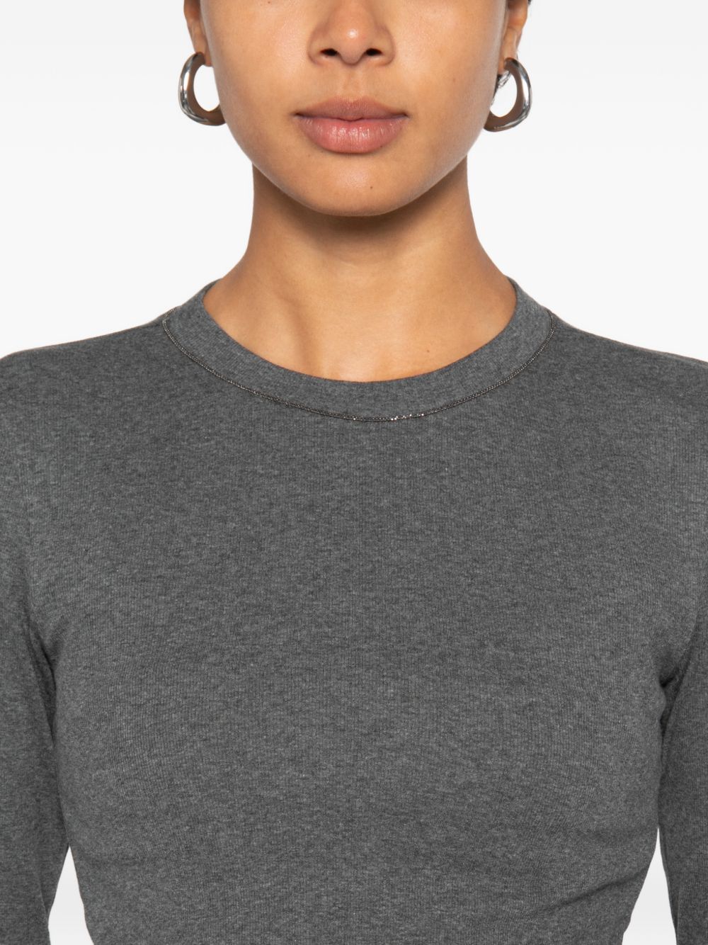 Brunello Cucinelli Women Cotton Crewneck Sweater