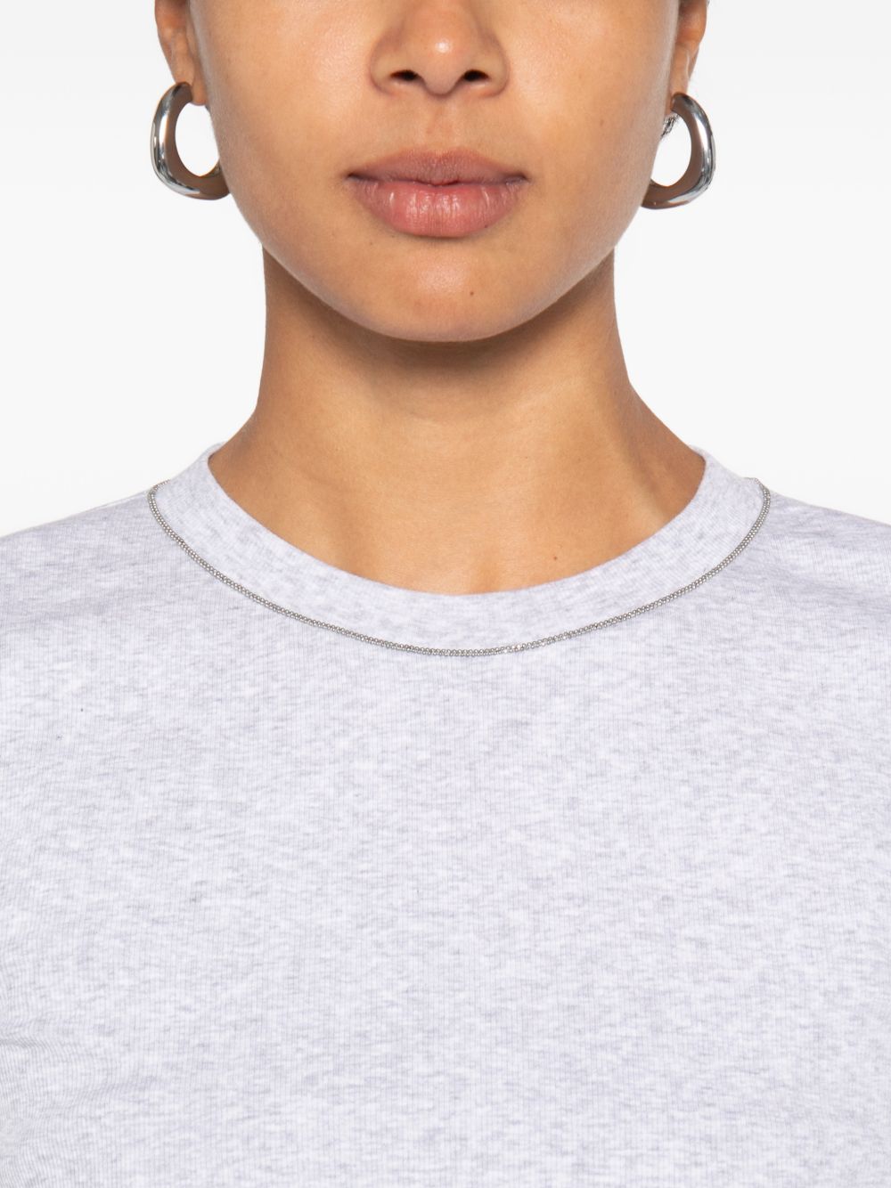 Brunello Cucinelli Women Cotton Crewneck Sweater