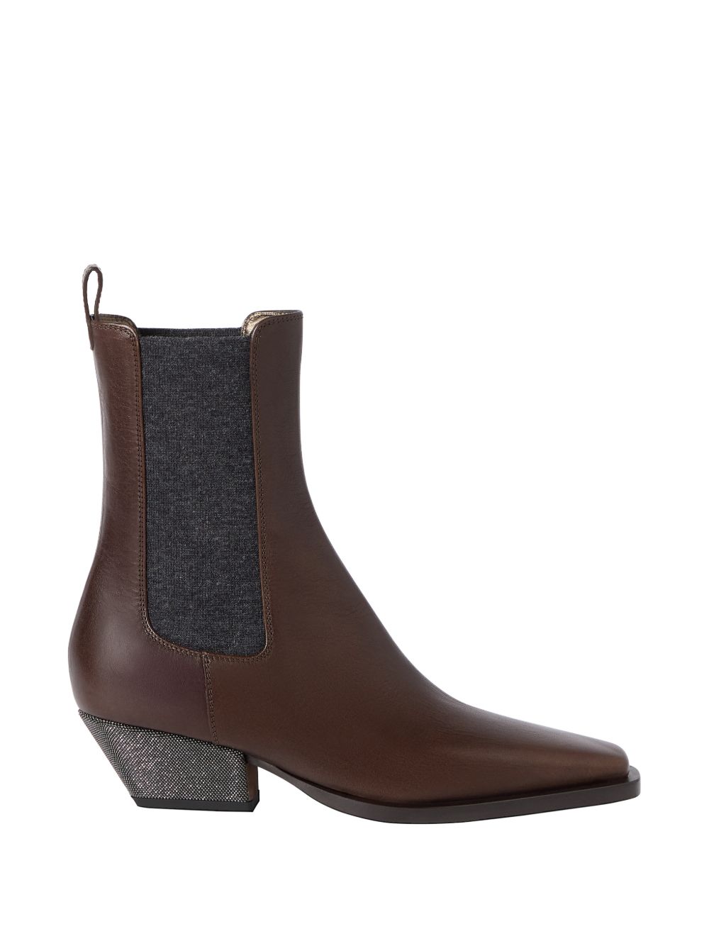 Brunello Cucinelli Women Leather Ankle Boots