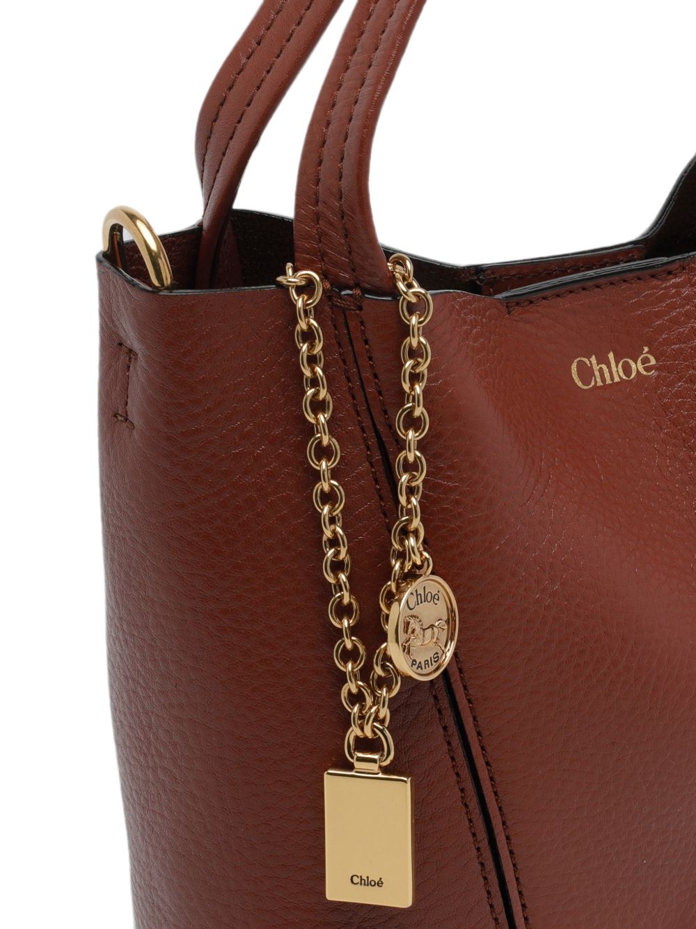 Chloé Women Chloé Spin Small Leather Tote