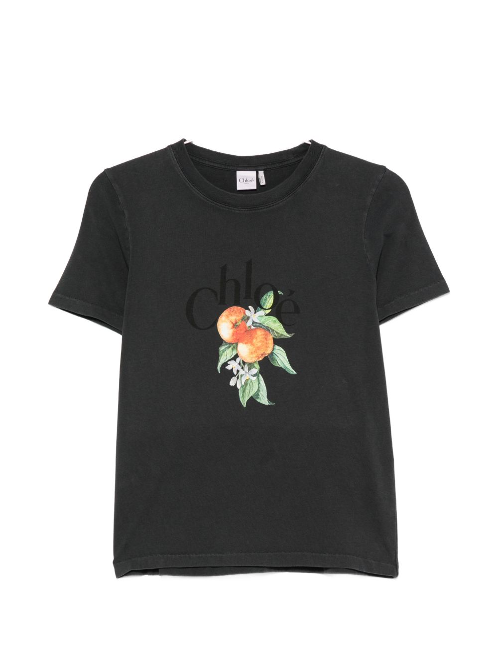 Chloé Women Printed Cotton T-Shirt