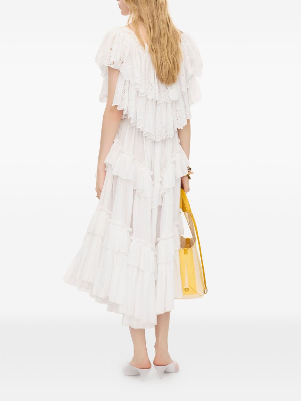 Chloé Women Cotton Midi Skirt