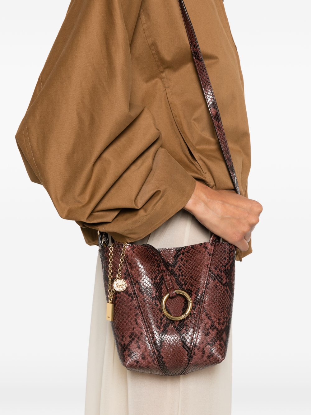 Chloé Women Chloé Spin Leather Tote Bag