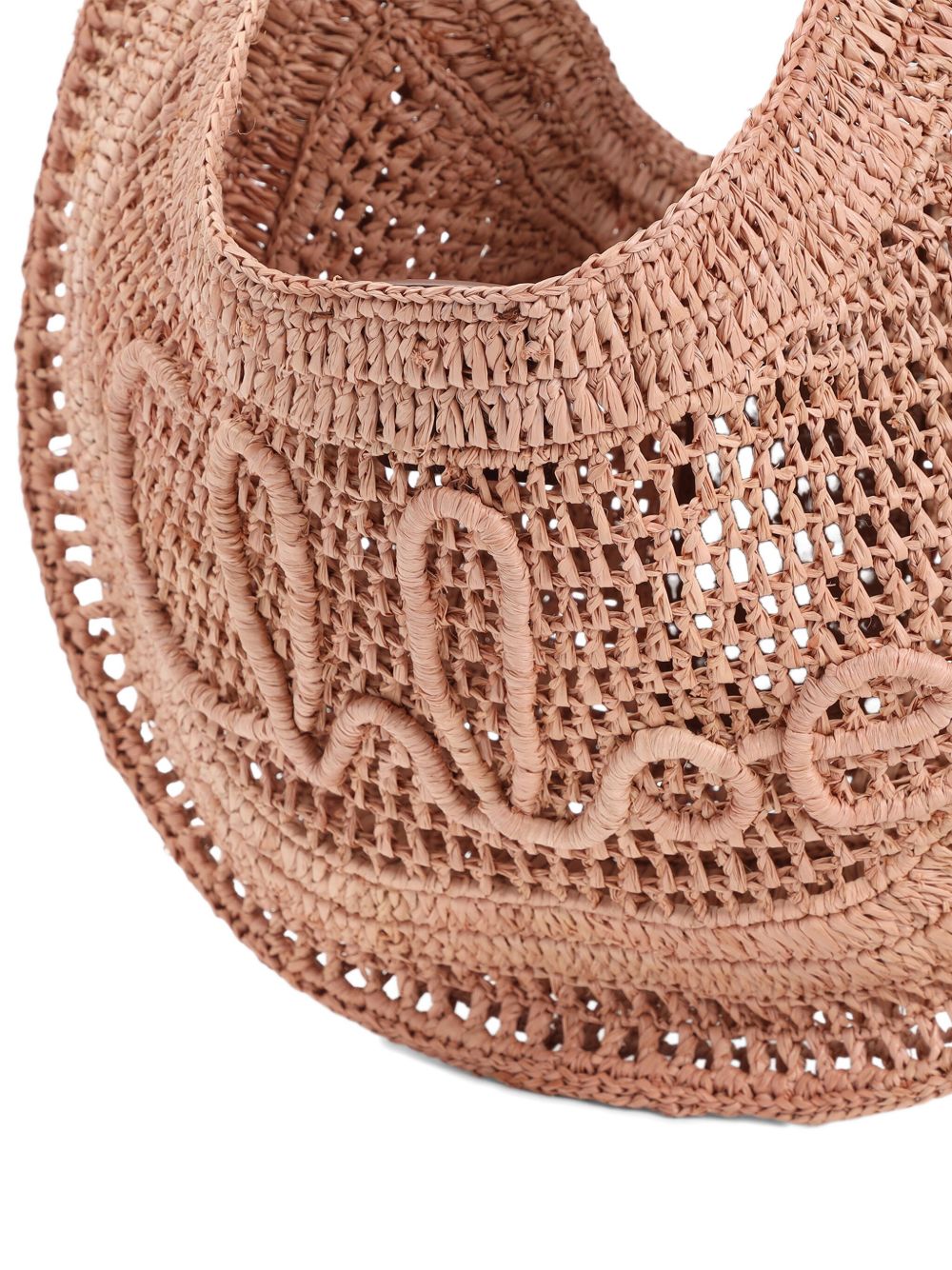 Chloé Women Summer Banana Rafia Hobo Bag