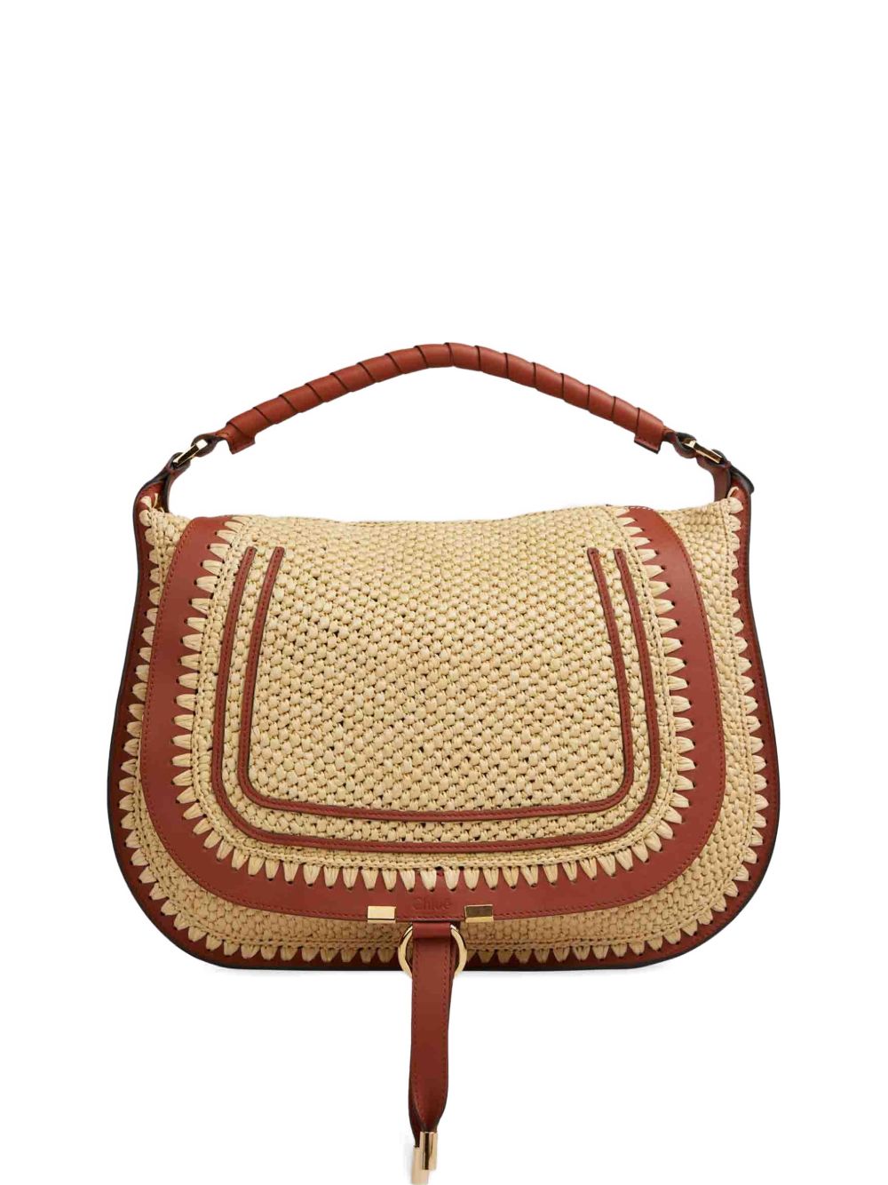 Chloé Women Marcie Medium Rafia Tote Bag