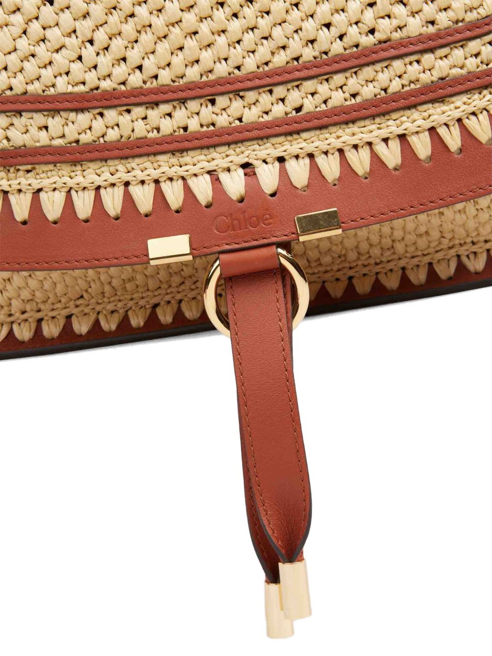 Chloé Women Marcie Medium Rafia Tote Bag