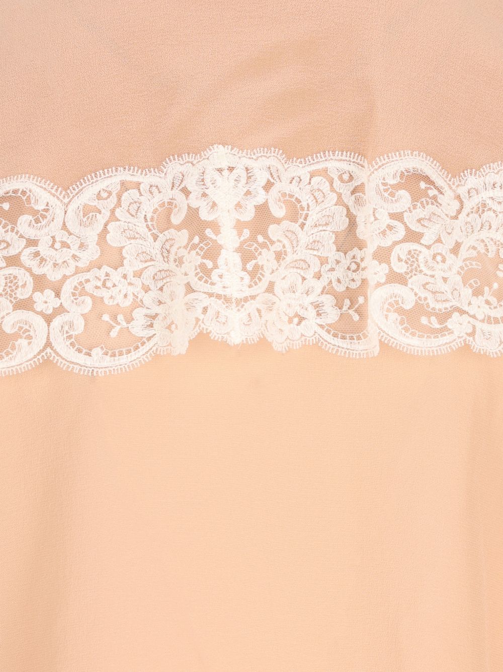 Chloé Women Lace Detail Silk Blouse