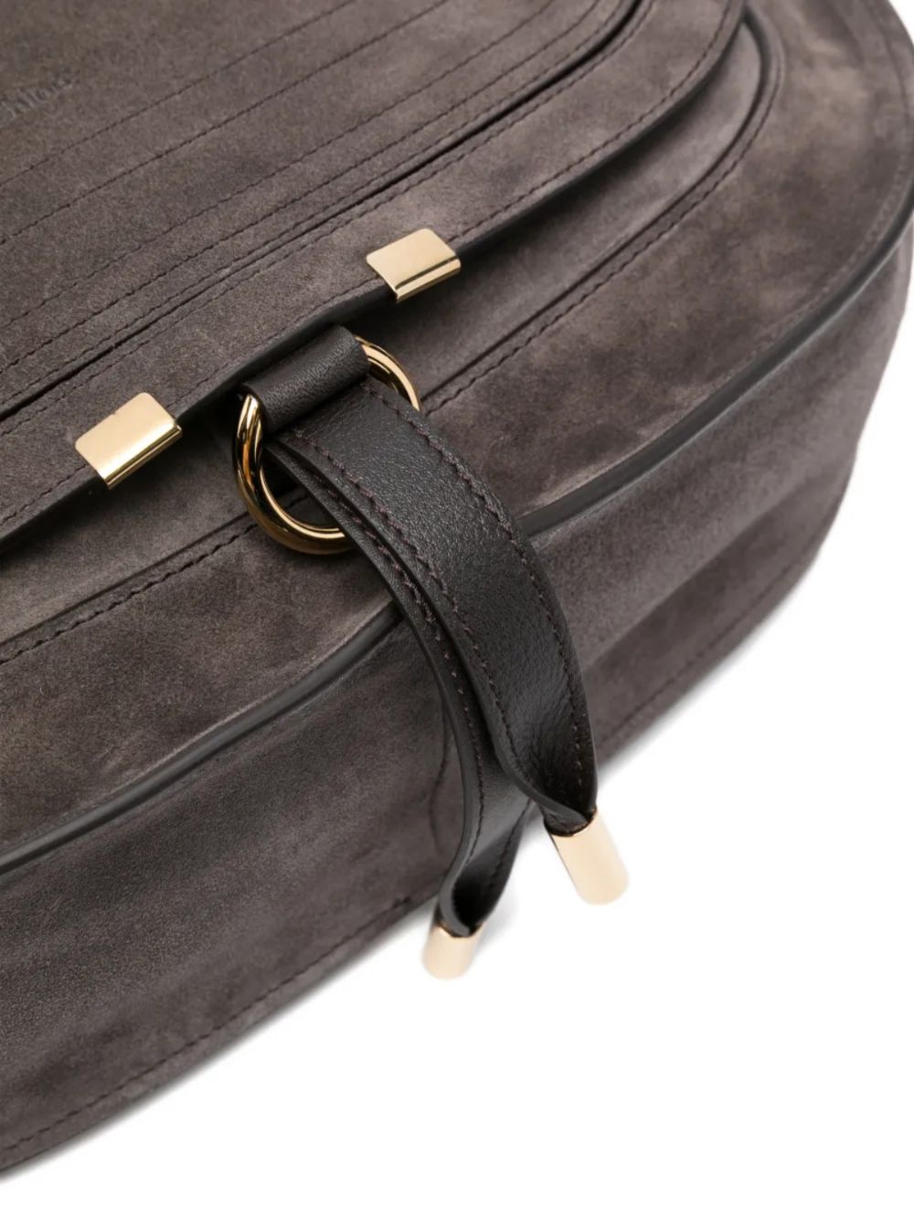 Chloé Women Marcie Suede Leather Hobo Bag
